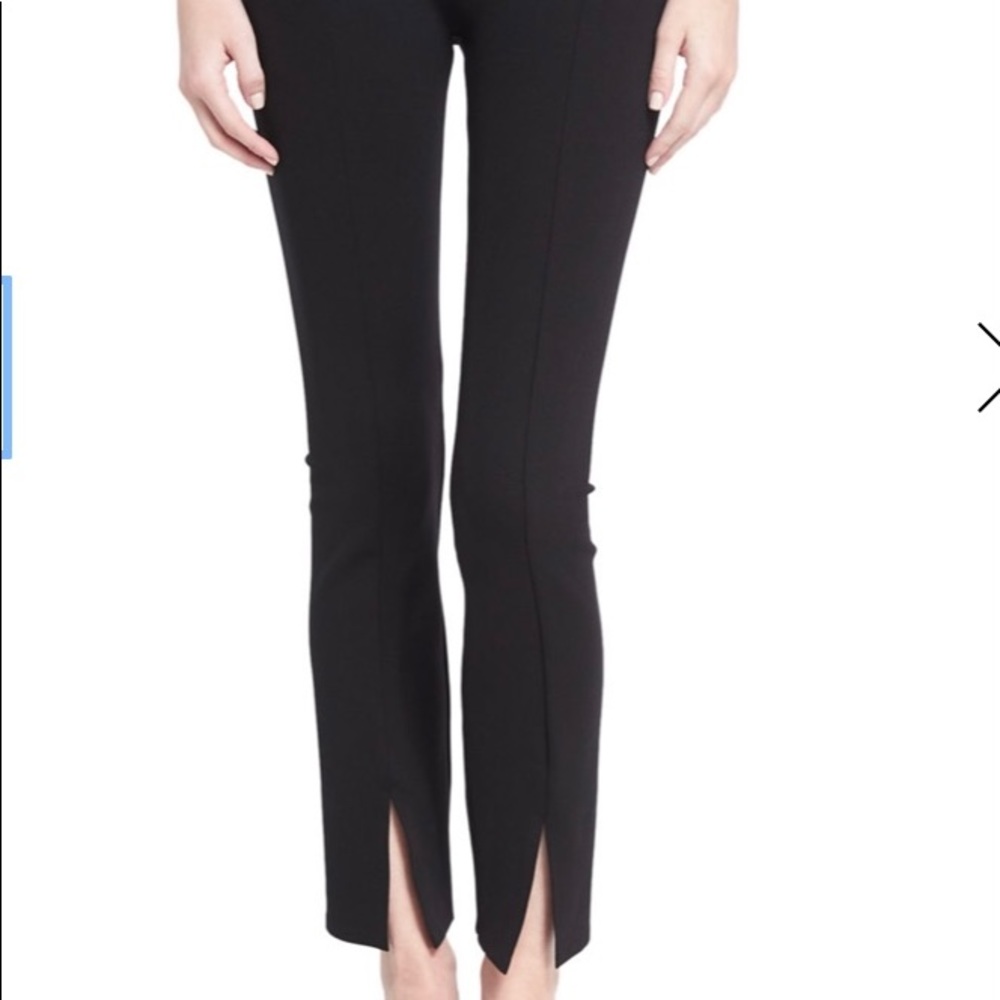 Zara work pants with front slit